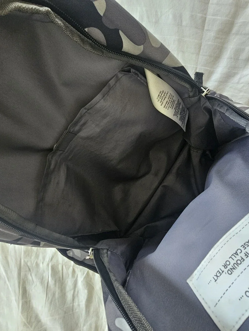 Pottery Barn Kids Mackenzie Backpack In Classic Camouflage Black & Gray, Large